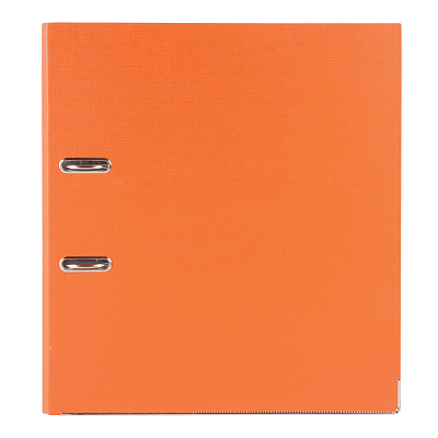 Папка-регистратор "Brauberg", А4, 80мм, арочный механизм, ПВХ-покрытие, нижняя металлическая окантовка, долгий срок службы, оранжевая