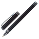 Ручка шариковая "Brauberg Magneto", 1мм, синяя, металлический черный корпус, детали хром