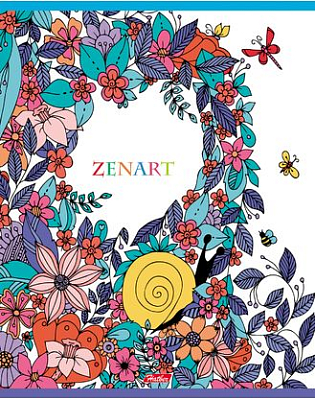 Тетрадь "Hatber", 96л, А5, клетка, на скобе, серия "ZenArt"