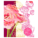 Тетрадь "Hatber", 48л, А5, линия, 3D фольга, ламинация, на скобе, серия "Painted Flowers"