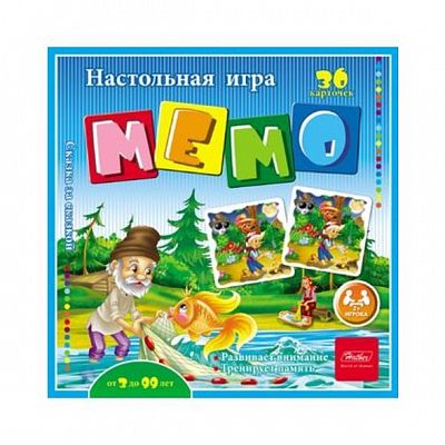 Игра настольная Мемо "Hatber", 36 карточек, серия "Сказка за сказкой"
