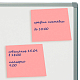 Бумага для заметок "Brauberg", 76x76мм, 90л, розовая, неоновая, клеевой край, в пакете