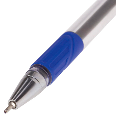 Ручка шариковая "Brauberg Max-Oil", 0,7мм, синяя, чернила на масляной основе, прозрачный корпус