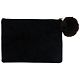 Косметичка-клатч черная 22*15см