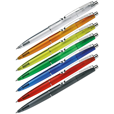 Ручка шариковая автоматическая "Schneider K20 Icy Colours", 1мм, синяя, цвет корпуса ассорти
