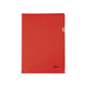 Папка-уголок пластиковая "Hatber", А4, 180мкм, красная