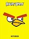 Бизнес-блокнот "Hatber", 80л, А6, клетка, твёрдый переплёт, серия "Angry Birds №2"