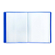 Папка пластиковая для документов "OfficeSpace", А4, 400мкм, 20 вкладышей, 17мм, синяя