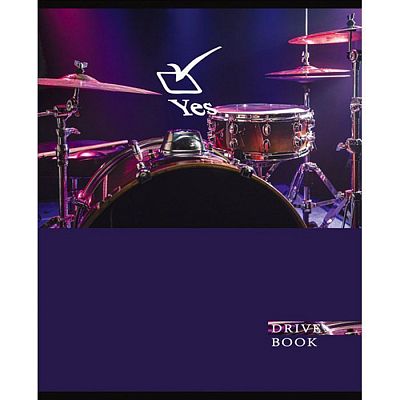 Тетрадь общая "BG", 48л, А5, клетка, на скобе, серия "Drive Book"