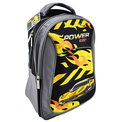 Рюкзак "BG", 40x29x15см, полиэстер, 2 отделения, серия "Start - Power Car"