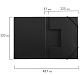 Папка пластиковая для документов "Brauberg", А4, 300л, 500мкм, на резинке, серия "Office - Чёрная"