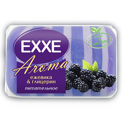 Мыло туалетное "EXXE Aroma", Ежевика & Глицерин, 80гр