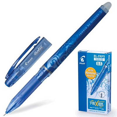 Ручка гелевая "Pilot Frixion Point", 0,5мм, синяя, цветной корпус, серия "Пиши-стирай"