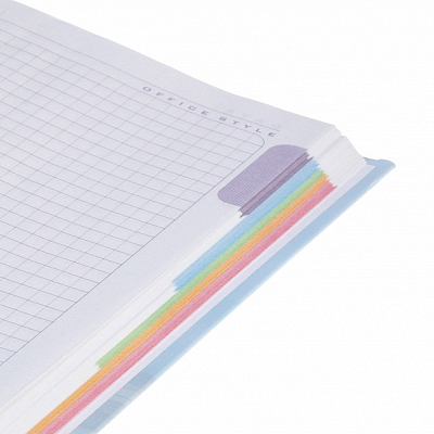 Бизнес-блокнот "Hatber", 80л, А5, клетка, 5 цветный блок, твёрдый переплёт, серия "Little Secret"