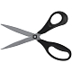 Ножницы "Berlingo Easycut 200", 18см, нержавеющее лезвие, чёрные, в блистере