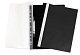Папка-скоросшиватель пластиковая для документов "Berlingo", А4, 100л, 180мкм, перфорация, прозрачный верх, чёрная