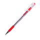 Шариковая ручка "Berlingo Mega Soft", 0,5, красная, прозрачный корпус