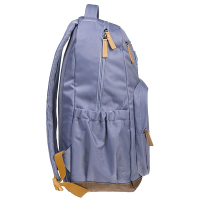 Рюкзак "Hatber", 46x31x17см, полиэстер, 2 отделения, 4 кармана, серия "Prime - Blue Grey"