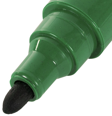 Маркер перманентный "Staff Basic PM-125", 3мм, круглый наконечник, спиртовая основа, зелёный