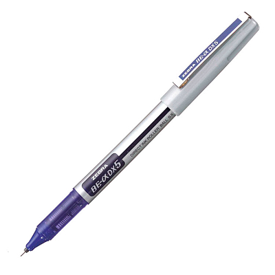 Ручка роллер ZEBRA "ZEB-ROLLER DX5" синий 0.5мм
