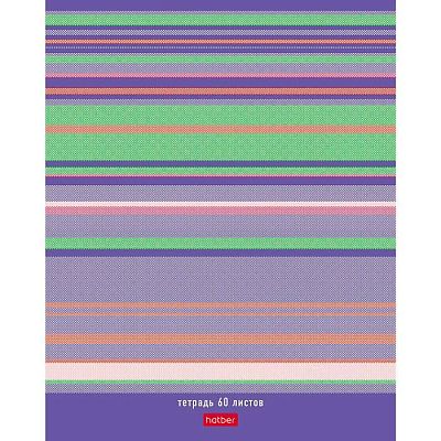 Тетрадь "Hatber", 60л, А5, линия, на скобе, серия "Line"