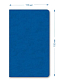 Бизнес-блокнот "Hatber", 128л, А5, клетка, цветной срез, мягкий переплёт, eco-кожа, серия "Vivella - Синий"