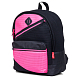 Рюкзак "Hatber", 37x29x15см, полиэстер, 1 отделение, 1 карман, серия "Casual - Pink&Black"