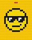 Тетрадь "Hatber", 48л, А5, клетка, на скобе, серия "Lego - Smile"