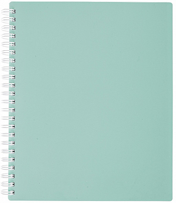 Тетрадь "Hatber Premium", 80л, А5, клетка, пластиковая обложка, на гребне, серия "NewTone Pastel - Мята"