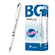 Ручка гелевая "BG Fantasy", 0,38мм, чёрная, белый корпус с рисунком