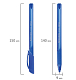 Ручка шариковая "Brauberg Extra Glide GT Tone", 0,7мм, синяя, чернила на масляной основе, резиновый грип, синий тонированный корпус