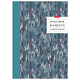 Тетрадь "Hatber", 80л, А4, клетка, ламинация, на скобе, серия "Colored Threads - Цветные нити"