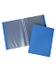 Папка пластиковая "Hatber", А4, 30 вкладышей, 500мкм, корешок 17мм, серия "Line - Синяя"