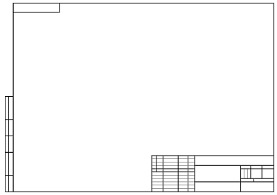 Набор бумаги для черчения "Hatber", 10л, А3, 180гр/м2, горизонтальная рамка, в папке, серия "Классик