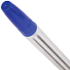 Ручка шариковая "Brauberg Line", 1мм, синяя, прозрачный корпус