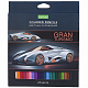 Карандаши "Hatber Eco", 24 цвета, серия "Gran Turismo", в картонной упаковке