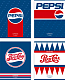 Тетрадь общая "BG", 80л, А5, клетка, на скобе, серия "Pepsi"