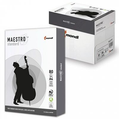 Бумага для печати "Maestro Standard" А4, 80г/м2, 500л, класс C
