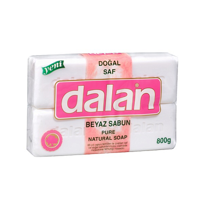 Мыло хозяйственное "Dalan", 200гр/4шт, белое