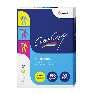 Бумага глянцевая для печати "Color Copy", А3, 160гр/м2, 250л, класс A++