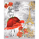 Тетрадь "Hatber", 48л, А5, клетка, 3D фольга и лак, ламинация, на скобе, серия "Romantic Rose"