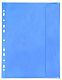 ФАЙЛ-ВКЛАДЫШ Berlingo с перфорацией ПРЕМИУМ А4 150 мкм с клапаном синяя (горизонт. загрузка)