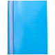 Папка-скоросшиватель пластиковая для документов "OfficeSpace", А4, 160мкм, прозрачный верх, голубая