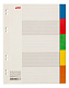 Набор картонных разделителей листов "Hatber", А5, 5л, 5 цветов, в плёнке