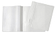 Папка-скоросшиватель пластиковая "Berlingo", А5, 140/180мкм, прозрачный верх, белая