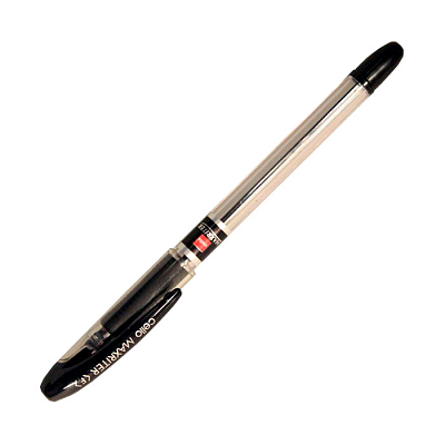 Ручка шариковая "Cello Maxriter", 0,5мм, чёрная, чернила на масляной основе, прозрачный корпус