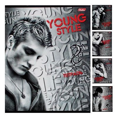 Тетрадь "Hatber", 48л, А5, клетка, серия "Young Style"
