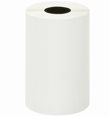 Чековая лента "Brauberg", 57x12мм, 15м, 48гр/м2, термослой, белая