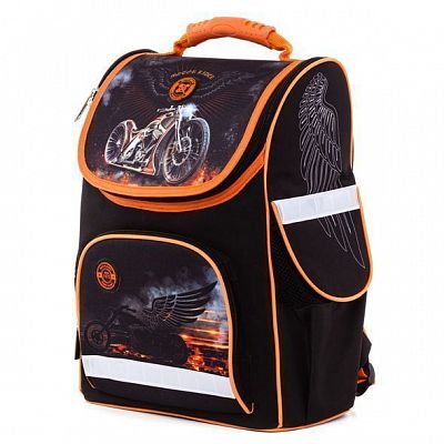 Рюкзак "Hatber", 38x29x16см, полиэстер, 1 отделение, 3 кармана, серия "Balance - MotoBike"