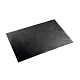 Настольное кожаное покрытие "Durable", 65x45см, флисовая подкладка, обработанные края, чёрное